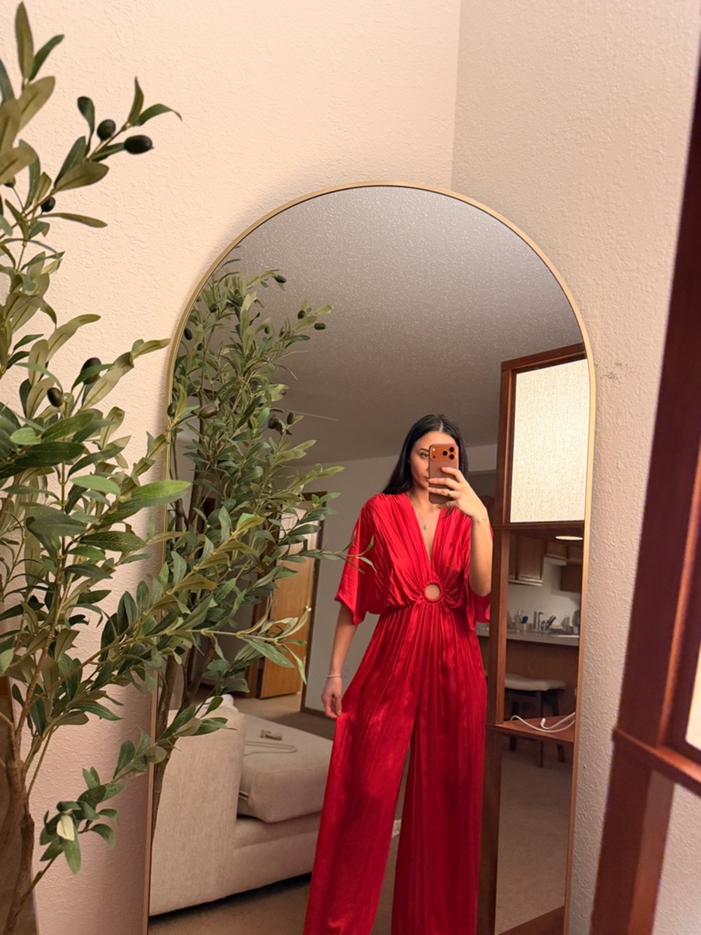 Pink pleated jumpsuit – brand new, never worn 💗